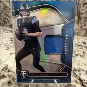 2024 Jared Goff Totally Certified Patch Panini card